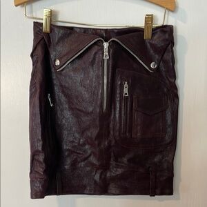 RtA Brown Pencil Mini Skirt Night Out